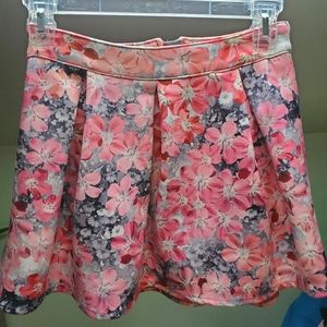 Bethany Mota Floral Skirt